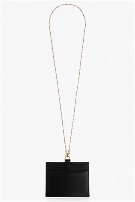 card holder fendi|fendi card holder with chain.